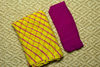 Picture of Yellow and Pink Leheriya Chiffon Saree