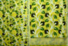 Picture of Lemon Yellow and Green Soft Jamdani Silk Saree