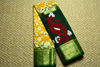 Picture of Yellow and Green Tussar Silk Saree