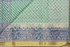 Picture of Green and Ivory Whitec Stripes Kota Doria Silk Cotton Saree