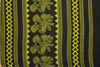 Picture of Green and Black Block Printed Malmal Cotton Saree
