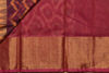 Picture of Peach and pink Pochampally Ikkat Silk Cotton Saree