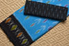 Picture of Blue and Black Pochampally Ikkat Cotton Saree