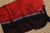 Picture of Black and Red Block Print Mangalagiri Cotton Dress Material