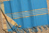 Picture of Blue and Ivory White Mangalagiri Cotton Dress Material