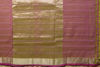 Picture of Parrot Green and Purple Mangalagiri Silver Checks Handloom Cotton Saree