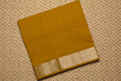Picture of Mustard Yellow Mangalagiri Handloom Cotton Saree