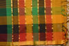 Picture of Black and Yellow Mangalagiri Handloom Cotton Saree