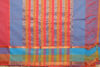 Picture of Red and Blue Mangalagiri Handloom Cotton Saree