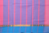 Picture of Pink and Blue Mangalagiri Handloom Cotton Saree