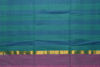 Picture of Royal Blue and Sea Green Checks Mangalagiri Handloom Cotton Saree