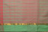 Picture of Peach and Mint Checks Mangalagiri Handloom Cotton Saree