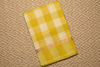 Picture of Ivory White and Yellow Checks Mangalagiri Handloom Cotton Saree