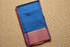 Picture of Peacock Blue and Red Mangalagiri Silk Saree