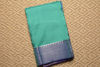Picture of Sea Green and Violet Mangalagiri Silk Saree