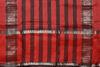 Picture of Black and Red Stripes Mangalagiri Silk Saree