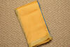 Picture of Yellow and Blue Mangalagiri Silk Saree