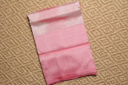 Picture of Onion Pink and Ivory white Mangalagiri silk saree