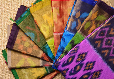 Picture for category Pochampally Ikkat Silk Cotton Sarees