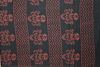 Picture of Black and Red Block  Printed Malmal Cotton Saree