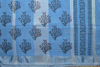 Picture of Blue Handloom Soft Cotton Saree