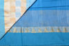 Picture of Blue and Ivory White Soft Naksha Handloom Cotton Saree