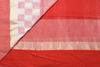 Picture of Red and Ivory White Soft Naksha Handloom Cotton Saree