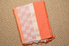 Picture of Orange and Ivory White Soft Naksha Handloom Cotton Saree