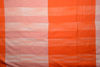 Picture of Orange and white Jhorna Soft Handloom Cotton Saree