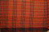 Picture of Orange and Black Soft Handloom Cotton Saree