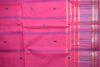 Picture of Dark Pink Bengal Cotton Saree
