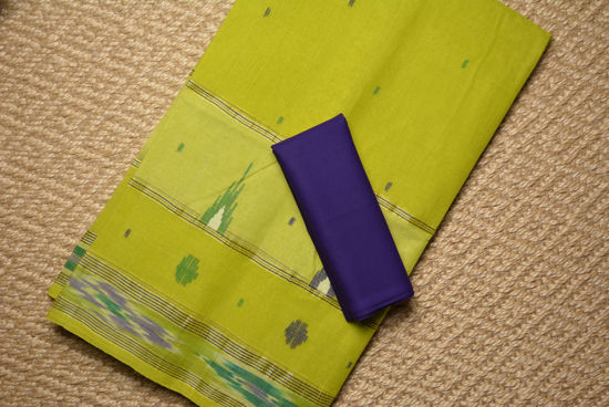 Picture of Pista Green Bengal Cotton Saree