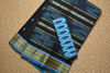 Picture of Black and Blue Bengal Cotton Saree