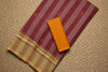 Picture of Maroon Stripes Bengal Cotton Saree