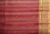 Picture of Maroon Stripes Bengal Cotton Saree