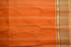 Picture of Orange Stripes Bengal Cotton Saree