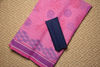 Picture of Pink Bengal Cotton Saree with Pochampally Print