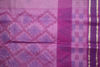 Picture of Purple Bengal Cotton Saree with Pochampally Print
