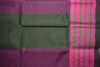 Picture of Black and Pink Big Border Bengal Cotton Saree