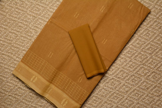 Picture of Brown Bengal Cotton Saree