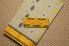 Picture of Ivory White, Yellow and Black Bengal Cotton Saree