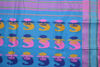 Picture of Blue and Pink Bengal Cotton Saree