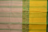 Picture of Nude,  Yellow and Green Big Border Bengal Cotton Saree
