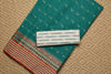 Picture of Sea Green and Red Bengal Cotton Saree