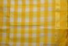 Picture of White and Yellow Big Stripes Bengal Cotton Saree with Yellow border