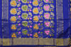 Picture of Royal Blue and Gold Handloom Silk Saree