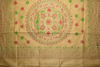 Picture of Nude Tussar Silk Saree with Kantha Work