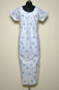 Picture of White and Blue Floral Jaipur Cotton Nighty