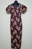 Picture of Brown Floral Print Cotton Nighty