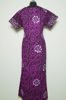 Picture of Purple and Brown Batik Print Cotton Nighty